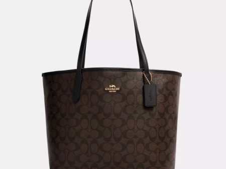 Coach Bolsa City Tote en Signature Canvas *bajo pedido* Online Sale