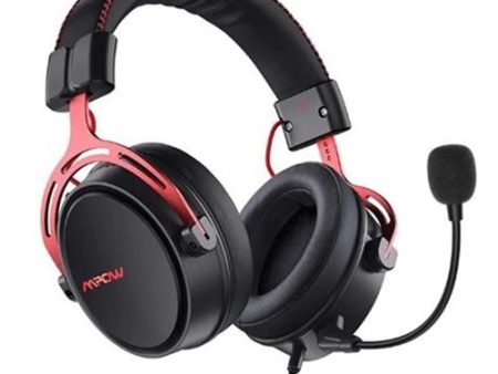 Mpow MPBH439AR Gaming Headset 3.5 mm Jack Wired Stereo Over Ear Black Red Online now