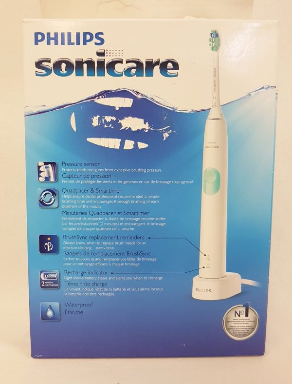 PHILIPS Sonicare Protective Clean 4100 Electric Toothbrush,  HX681A - WHITE AQUA Online now