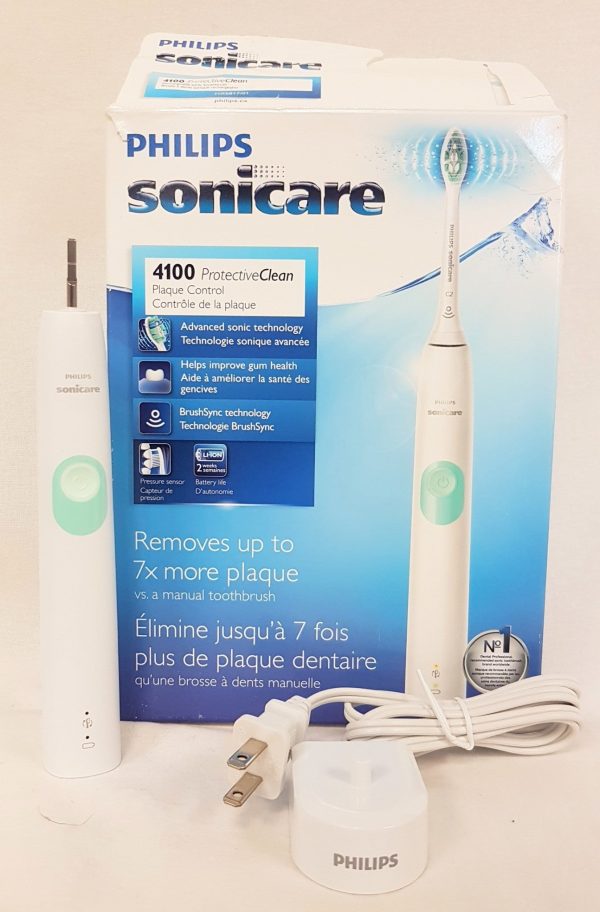 PHILIPS Sonicare Protective Clean 4100 Electric Toothbrush,  HX681A - WHITE AQUA Online now