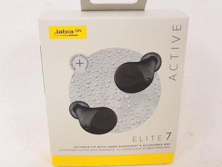 Jabra Elite 7 Active In-Ear Noise Cancelling Truly Wireless Headphones - Black LIKE NEW For Cheap