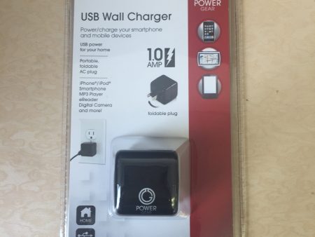 NEW, Power Gear AC to USB 1 Port Adapter 1.0 Amp with Folding Prongs Cheap