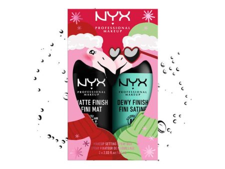 NYX Makeup Setting Spray Duo - Holiday Gift Set For Sale