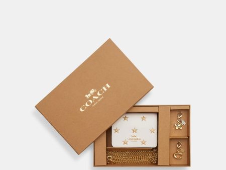 Coach Cartera Mini Con Cadena Boxed Set Estrellas *en existencia* Discount