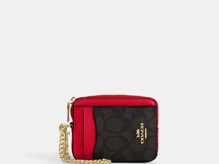 Coach Cartera Zip Card Case *bajo pedido* on Sale