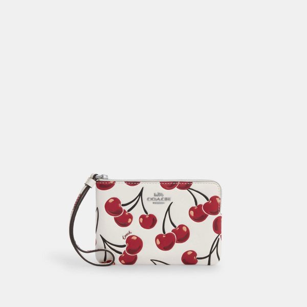 Coach Wristlet Print Cherry bajo pedido* For Cheap