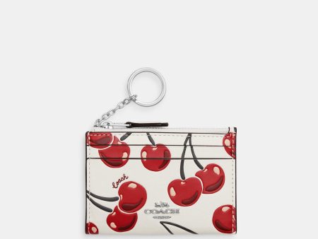 Coach Cartera Mini Skinny ID Case Print Cherry *bajo pedido* Cheap