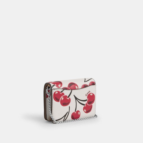 Coach Cartera Mini con Cadena Print Cherry *bajo pedido* Cheap