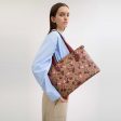 Coach Bolsa Galery Tote Print Cherry en Signature Canvas *bajo pedido* For Cheap