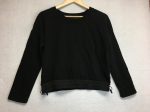 New Pink Tartan, Leisure French Terry Top Black Small For Discount