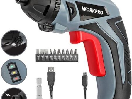 NEW, WORKPRO W121012A, 3.6V Cordless Rechargeable Li-ion Screwdriver Cheap