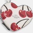 Coach Charm Heart Coin Pouch Print Cherry  *bajo pedido* Discount