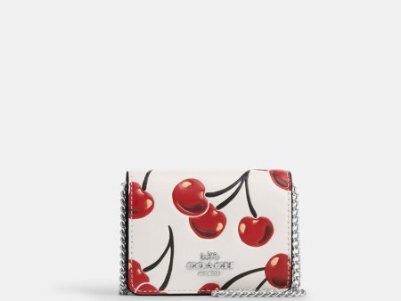 Coach Cartera Mini con Cadena Print Cherry *bajo pedido* Cheap