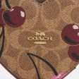 Coach Cartera Corazón Coin Case Print Cherry en Signature Canvas *bajo pedido* Online